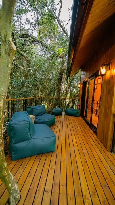 Deck e bosque